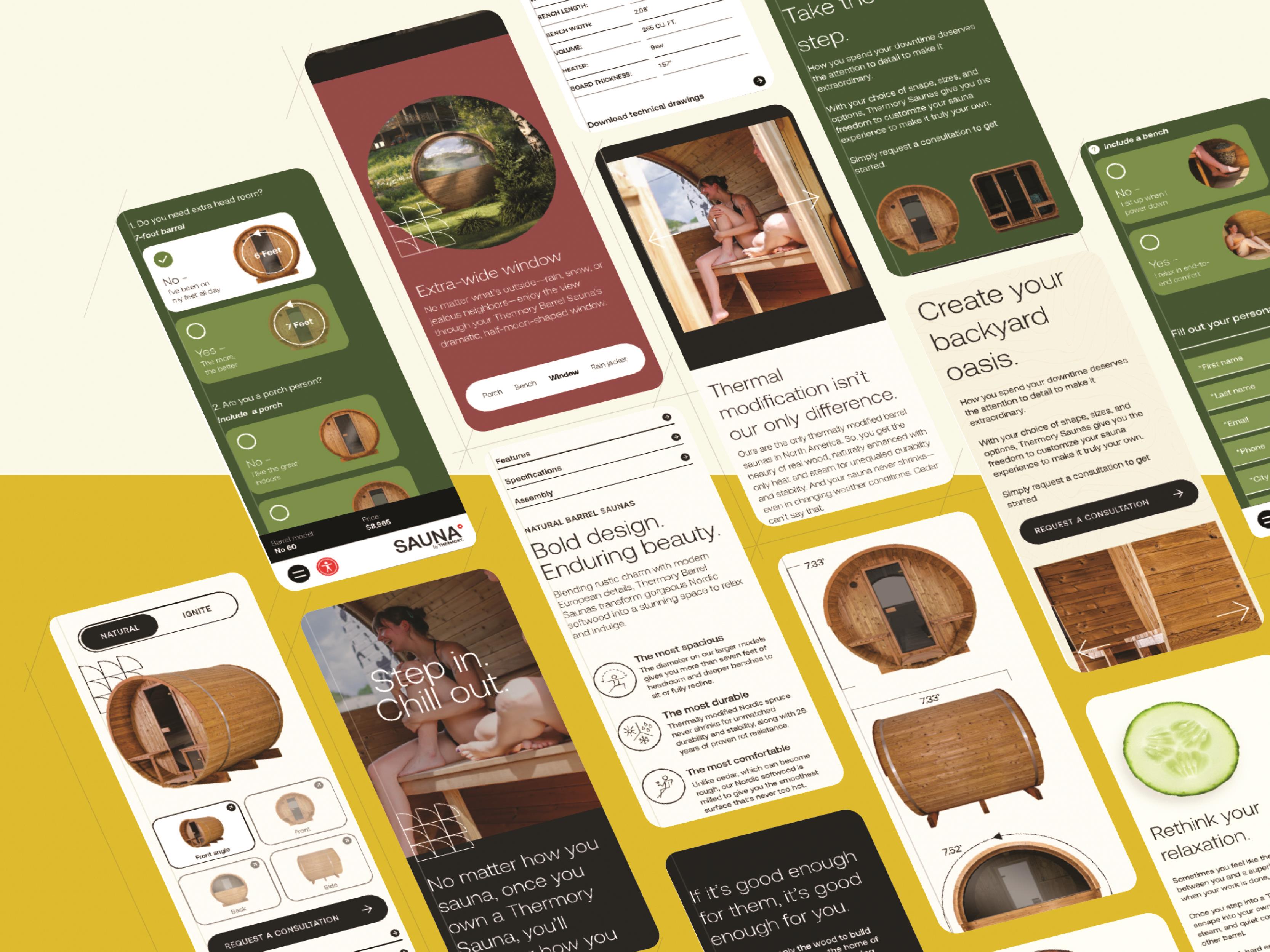 Sauna by Thermory - Website Design and Development